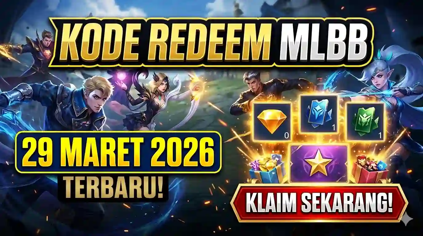 Kode Redeem Mobile Legends Terbaru 29 Maret 2026