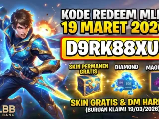 Kode Redeem Mobile Legends 19 Maret 2026, Klaim Skin & Diamond Gratis