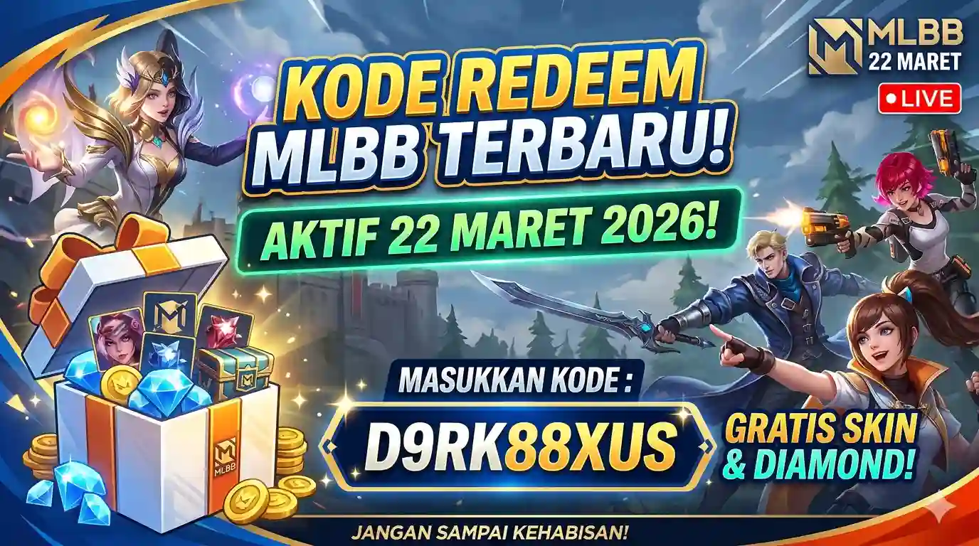 Kode Redeem Mobile Legends Terbaru 22 Maret 2026