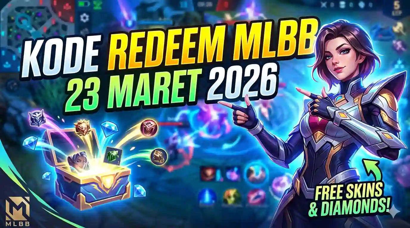 kode redeem Mobile Legends Maret 2026, kode ML hari ini, redeem MLBB terbaru, skin gratis ML, kode ML aktif 2026, cara klaim kode ML, hadiah MLBB