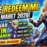 Kode Redeem Mobile Legends 16 Maret 2026, Klaim Skin dan Diamond Gratis