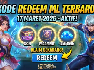 Kode Redeem Mobile Legends Terbaru 17 Maret 2026, Klaim Skin dan Diamond Gratis
