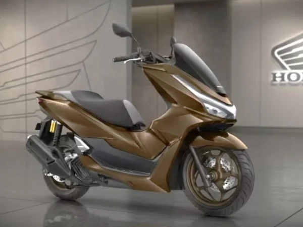 Honda PCX 160 Roadsync Titanium Brown 2026: Skutik Premium 160cc