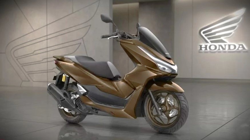 Honda PCX 160 Roadsync Titanium Brown 2026
