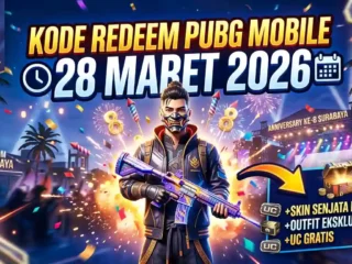 Kode Redeem PUBG Mobile 28 Maret 2026, Hadiah Gratis Melimpah