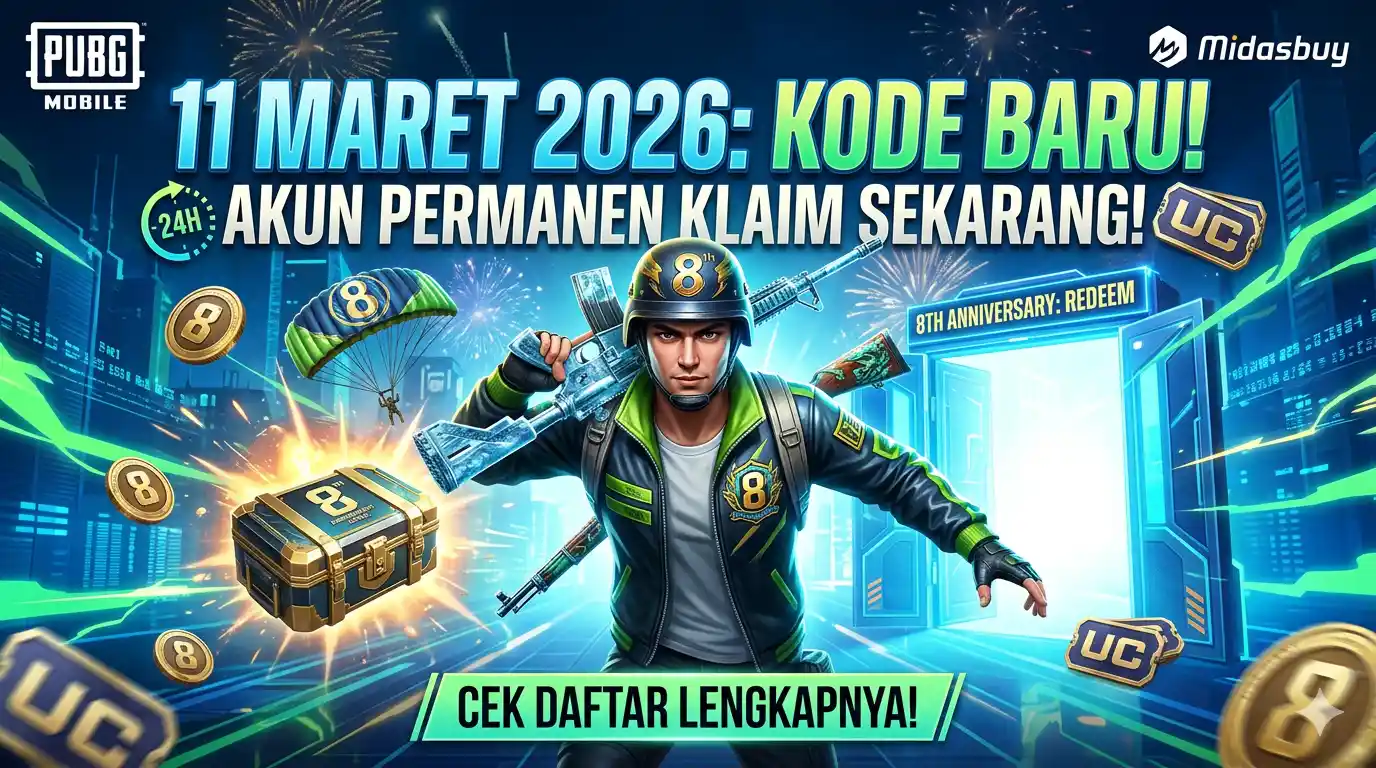 Redeem Code PUBG Mobile PMGC 11 Maret 2026