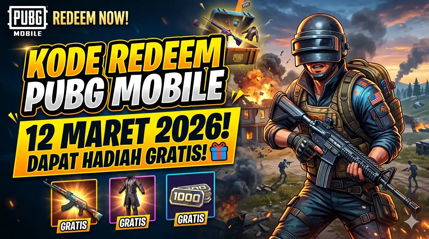 PUBG Mobile Redeem Code 12 Maret 2026: