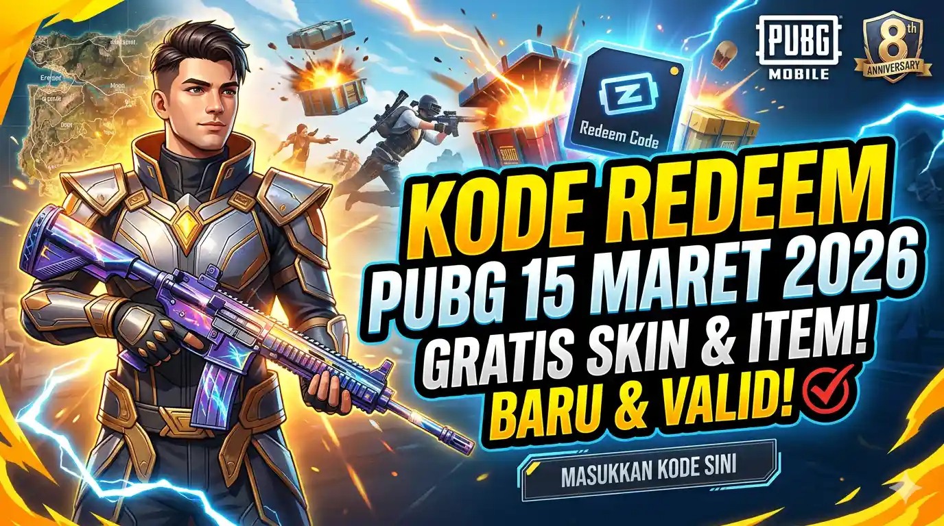 Kode Redeem PUBG Terbaru 15 Maret 2026