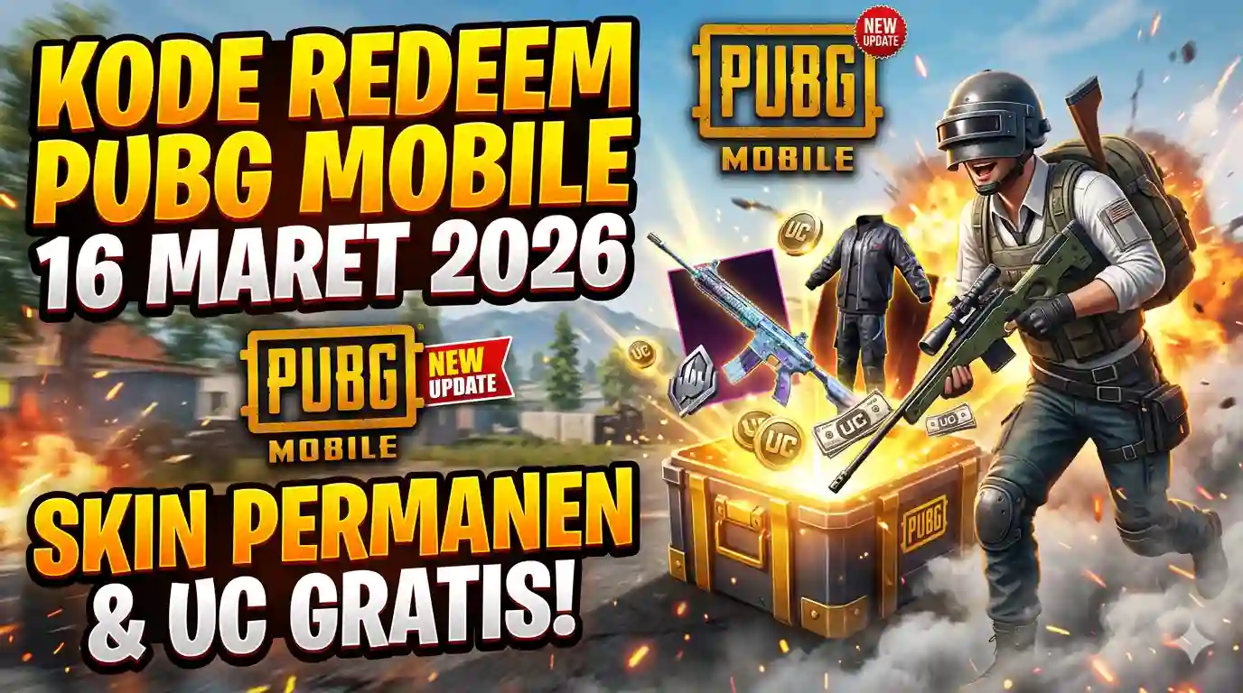Kode Redeem PUBG Mobile PMGC 16 Maret 2026