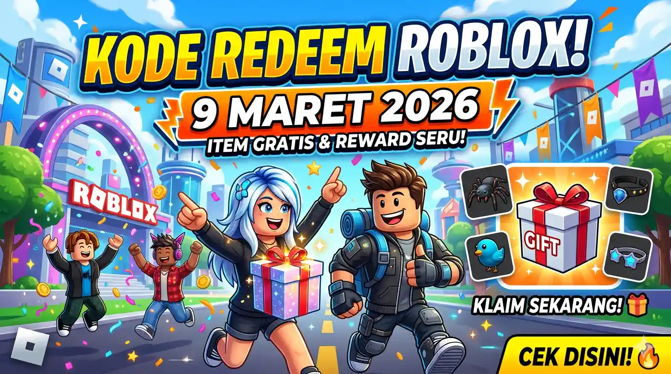 Kode Redeem Roblox 9 Maret 2026: Klaim Bundle Nguyen Gratis