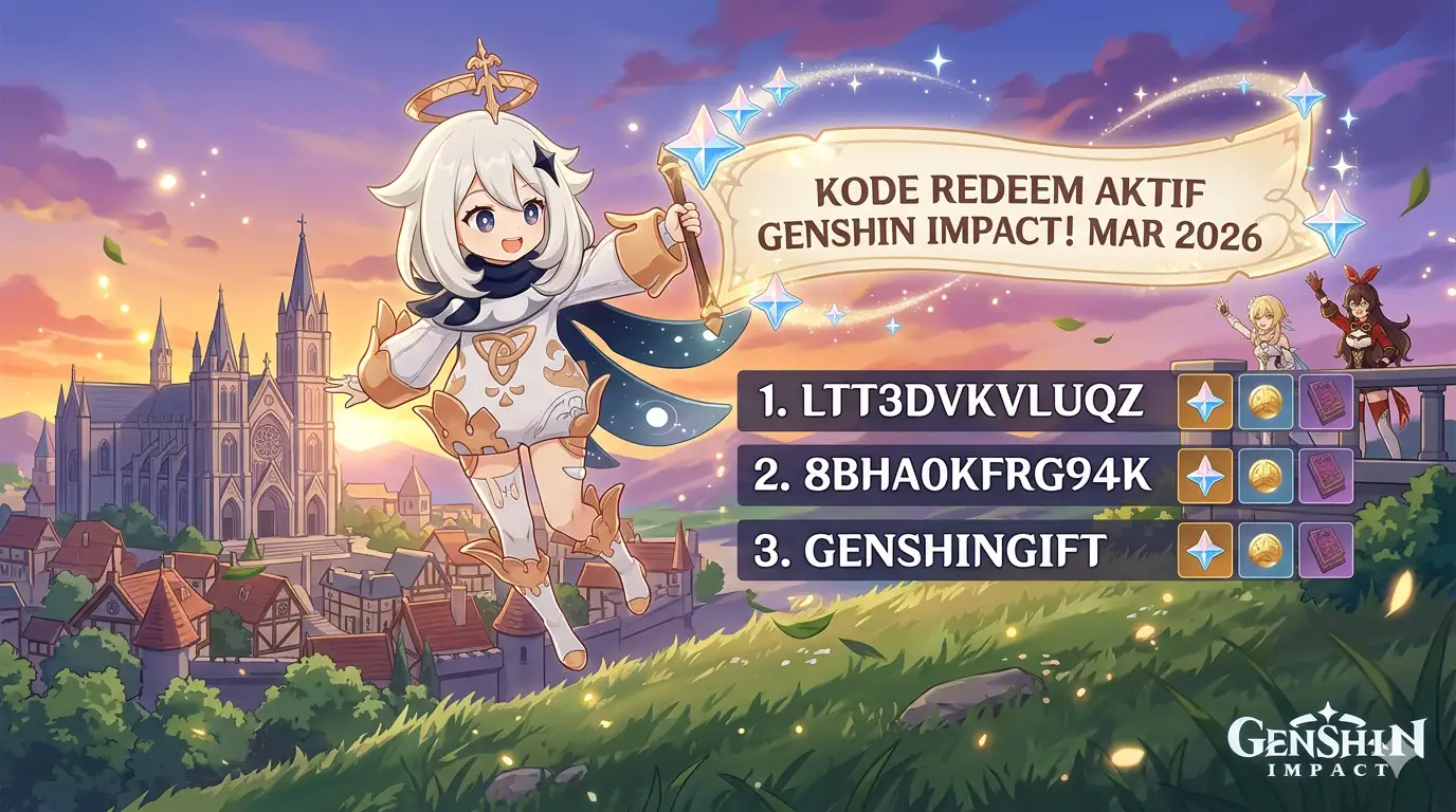 Kode Redeem Genshin Impact 3 Maret 2026, Klaim Primogem Gratis