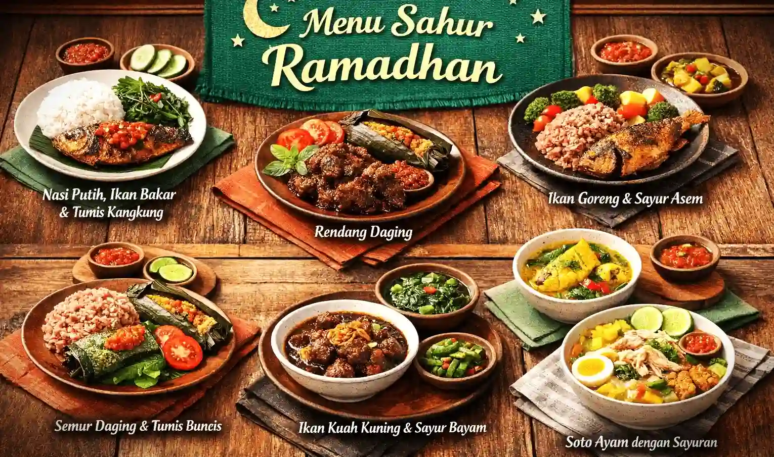 7 Menu Sahur Bergizi dari Ikan & Daging untuk Puasa Ramadan