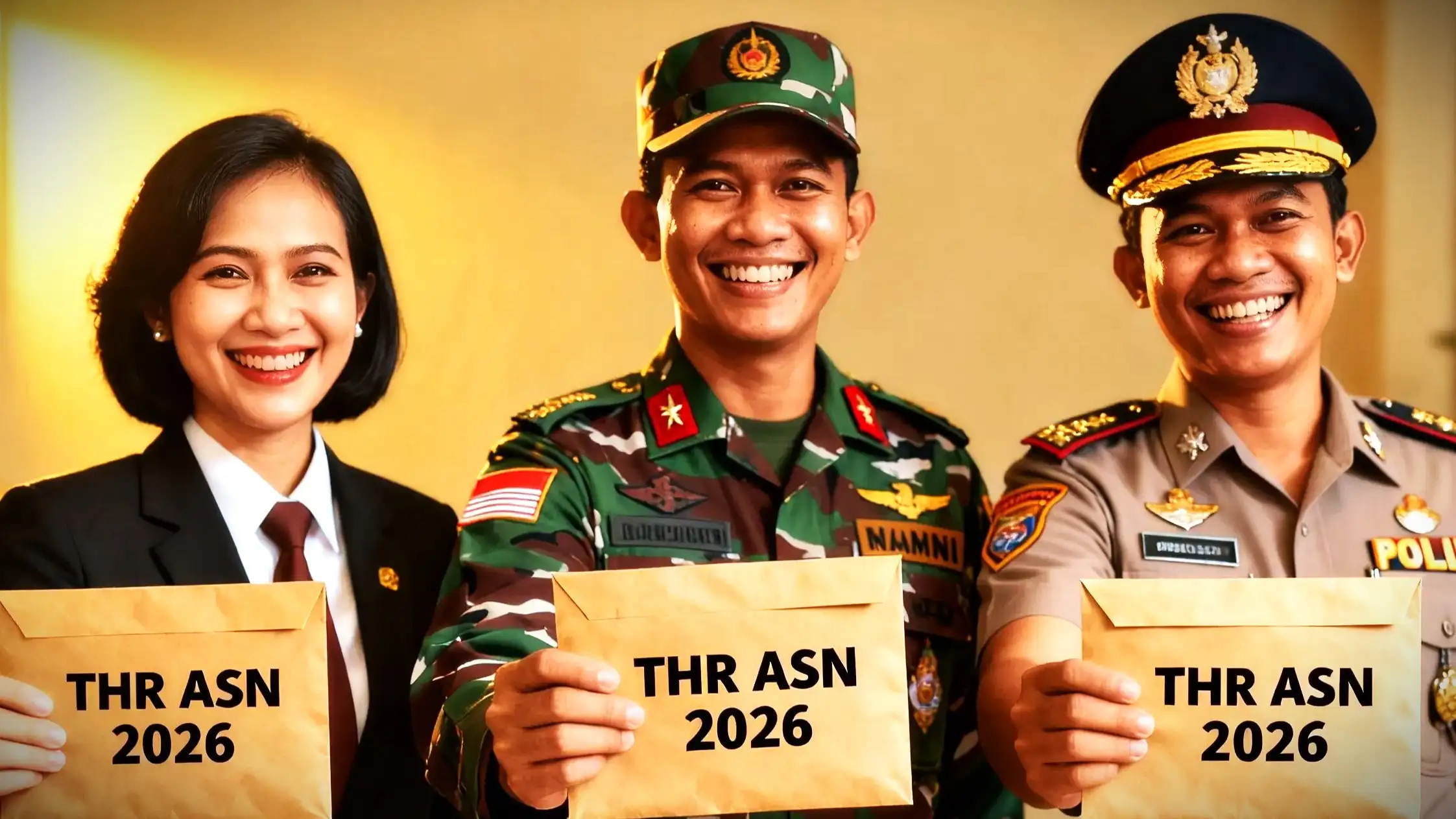 THR ASN 2026 Sudah Cair Rp24,7 Triliun, Sekitar 6 Juta PNS-TNI-Polri Jadi Penerima