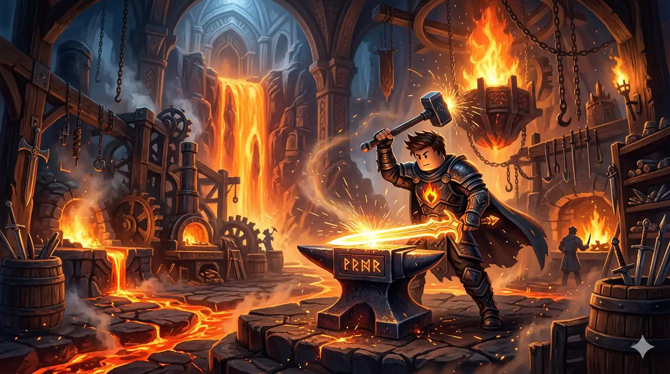 Kode Redeem The Forge Roblox 4 Maret 2026: Rerolls & Totem Gratis