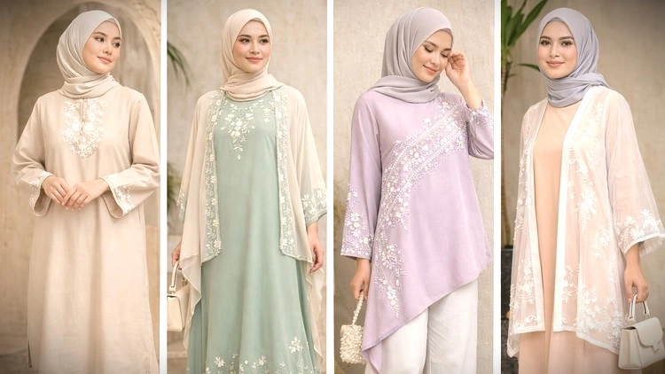 4 Tren Gamis Lebaran 2026: Layering Elegan hingga Abaya Dubai