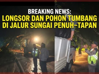 Longsor di Jalur Sungai Penuh–Tapan, Truk Belum Bisa Melintas