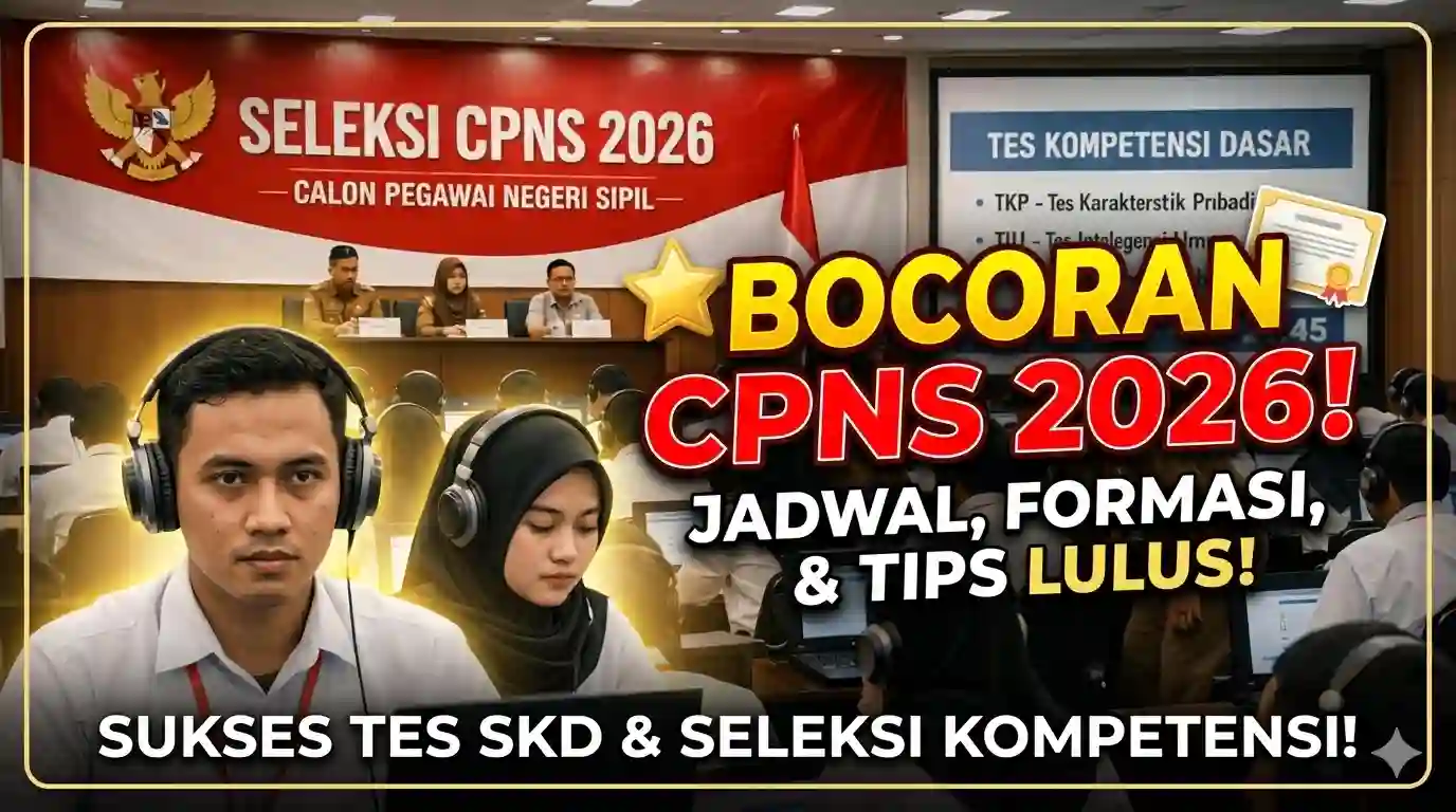 Seleksi CPNS 2026 Segera Dibuka, Ini Bocoran Formasi dan Jadwalnya