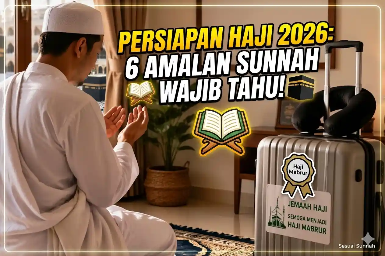 6 Amalan Sunnah Sebelum Memasuki Musim Haji 2026