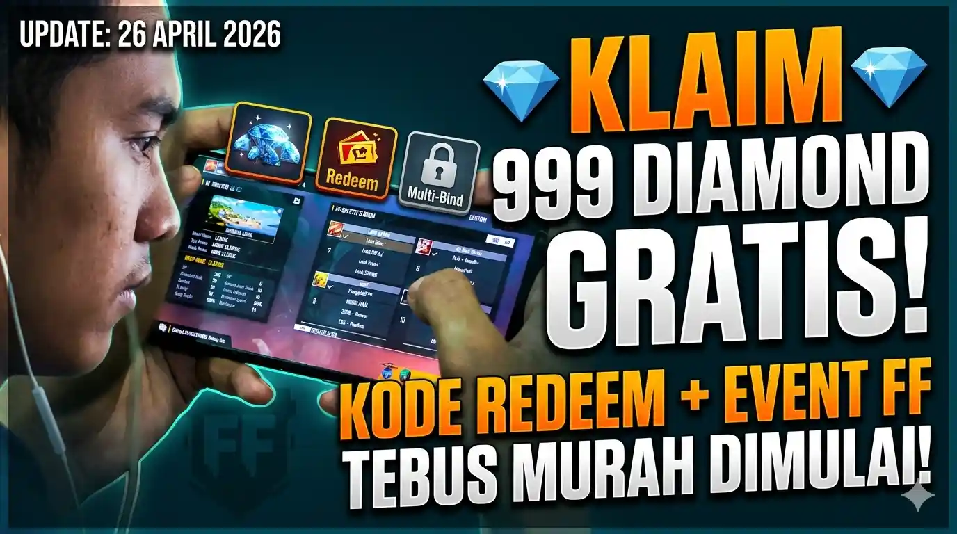 Kode Redeem FF 26 April 2026