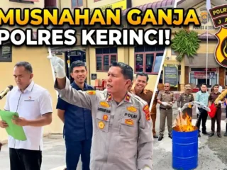 Polres Kerinci Musnahkan Barang Bukti Narkotika dari 19 Perkara