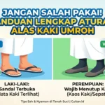 Aturan Alas Kaki Umroh: Panduan Lengkap Agar Ibadah Sah & Nyaman