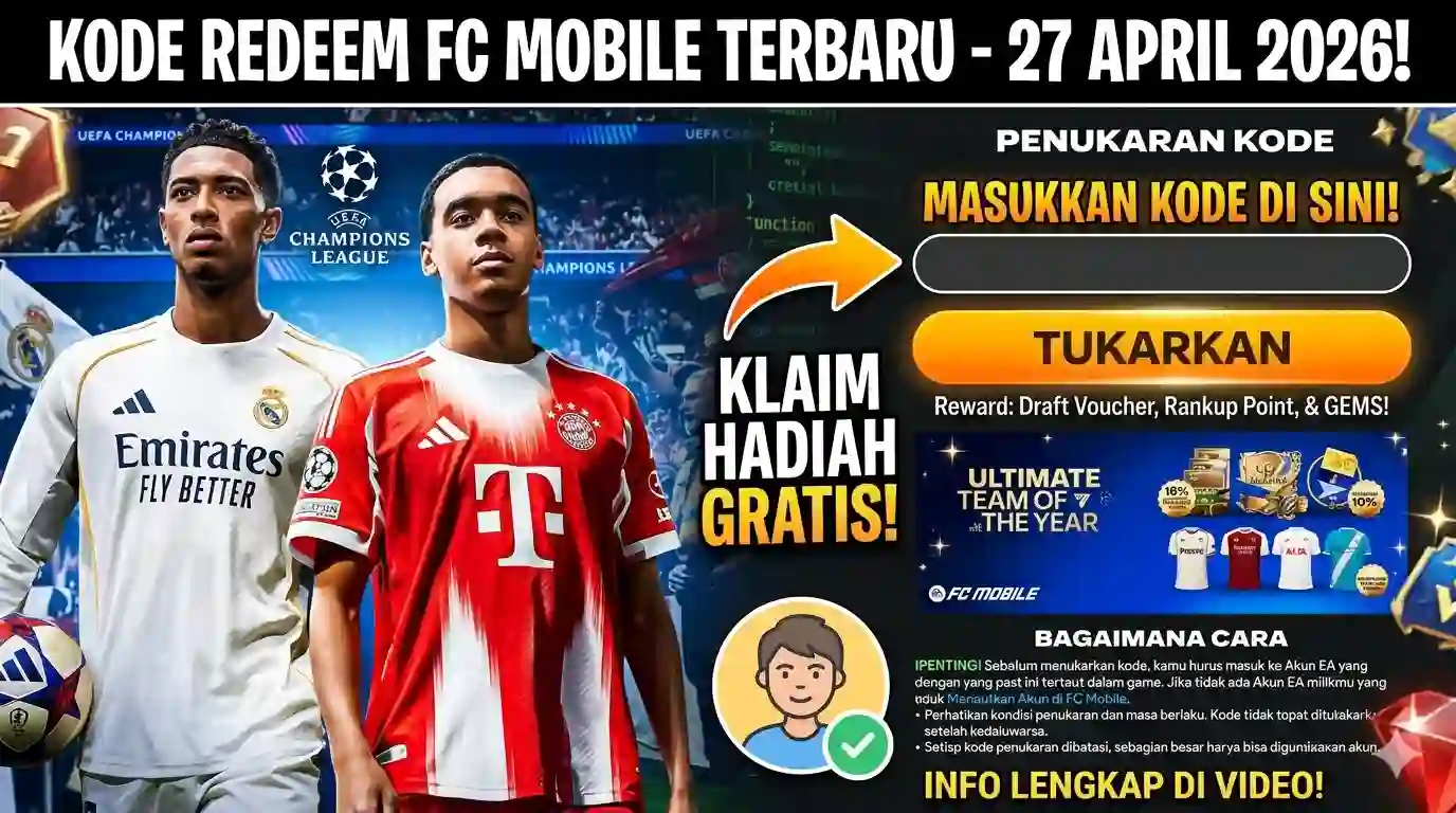 Kode Redeem FC Mobile Terbaru 27 April 2026