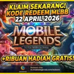 Kode Redeem ML 22 April 2026: Cara Cepat Dapat Skin dan Item Gratis