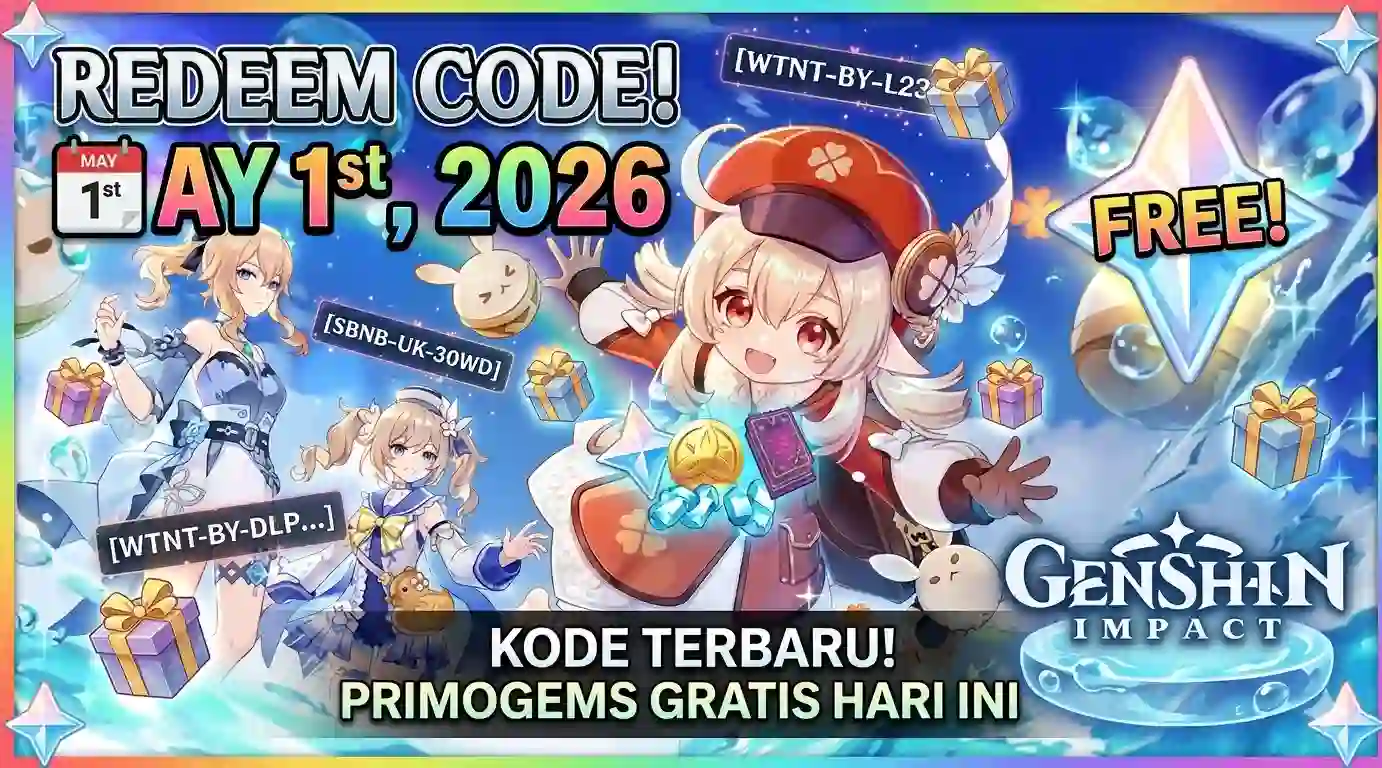 Kode Redeem Genshin Impact Terbaru 1 Mei 2026