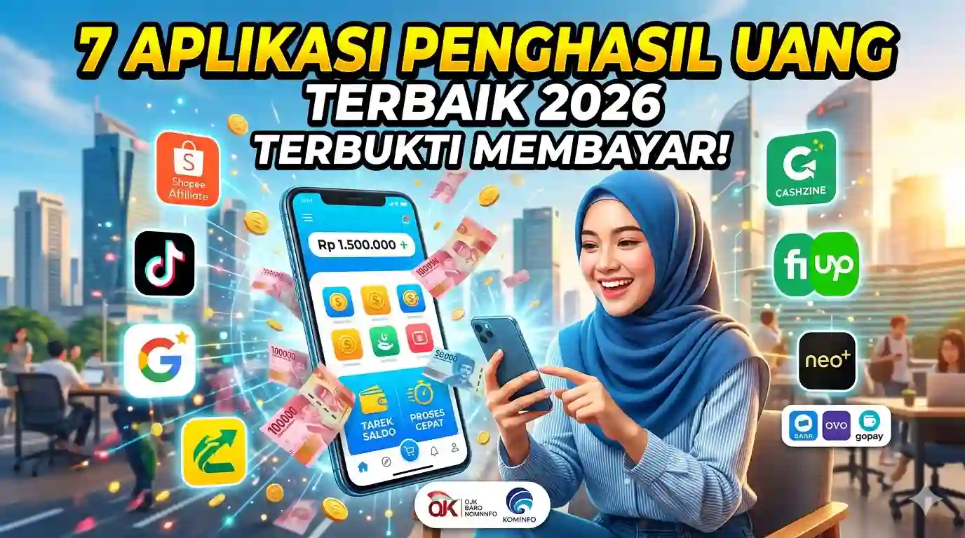 7 Aplikasi Penghasil Uang Terbaik 2026: Terbukti Membayar