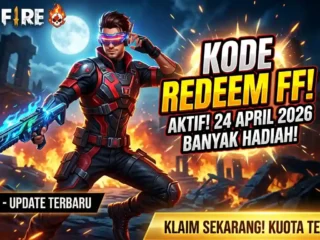 Borong Skin Gratis! Kode Redeem FF Terbaru 24 April 2026