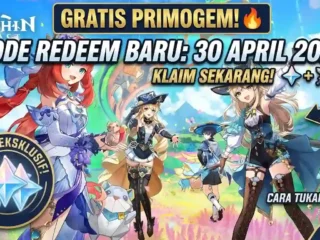 Primogem Gratis! Kode Redeem Genshin Impact 30 April 2026