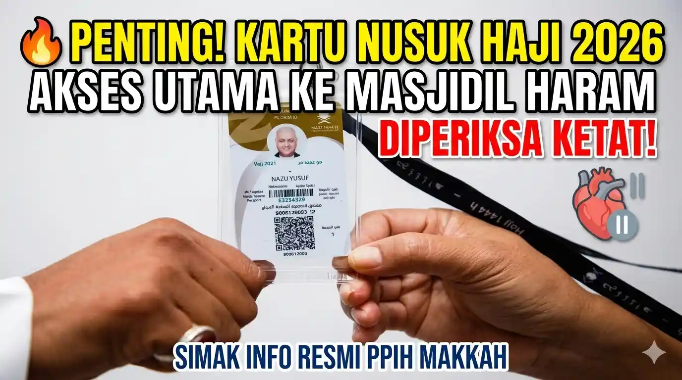 Jamaah Haji Diimbau Untuk Selalu Bawa Kartu Nusuk Haji 2026