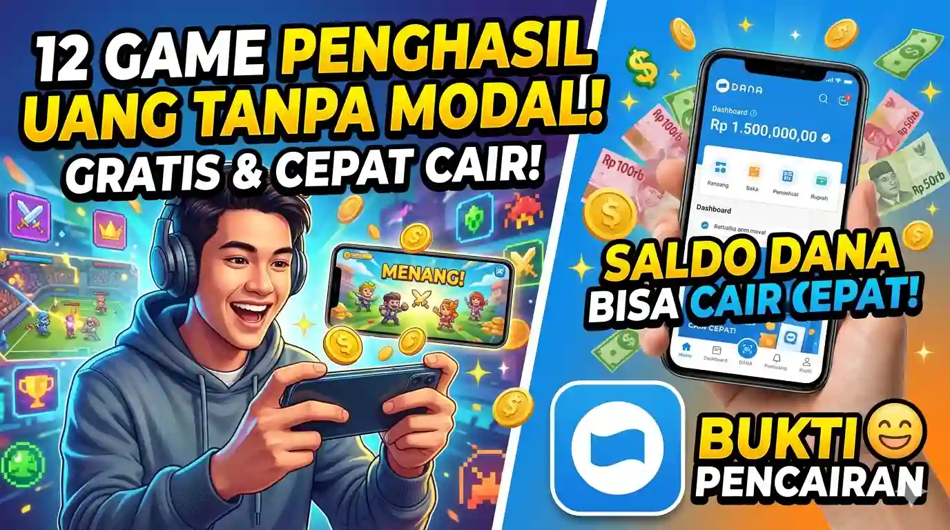 Game Penghasil Uang Tanpa Modal, Saldo DANA Bisa Cair Cepat
