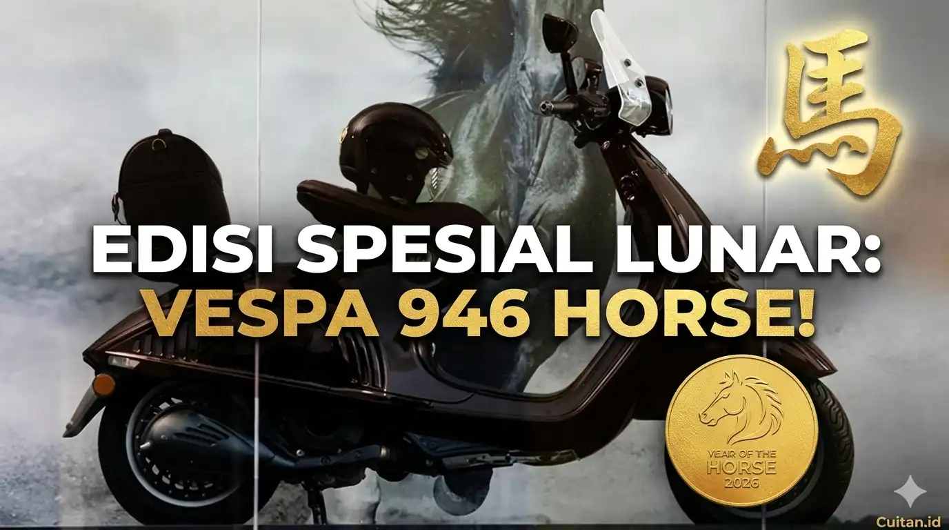 Vespa 946 Horse Resmi Meluncur: Keanggunan Simbol Tahun Kuda