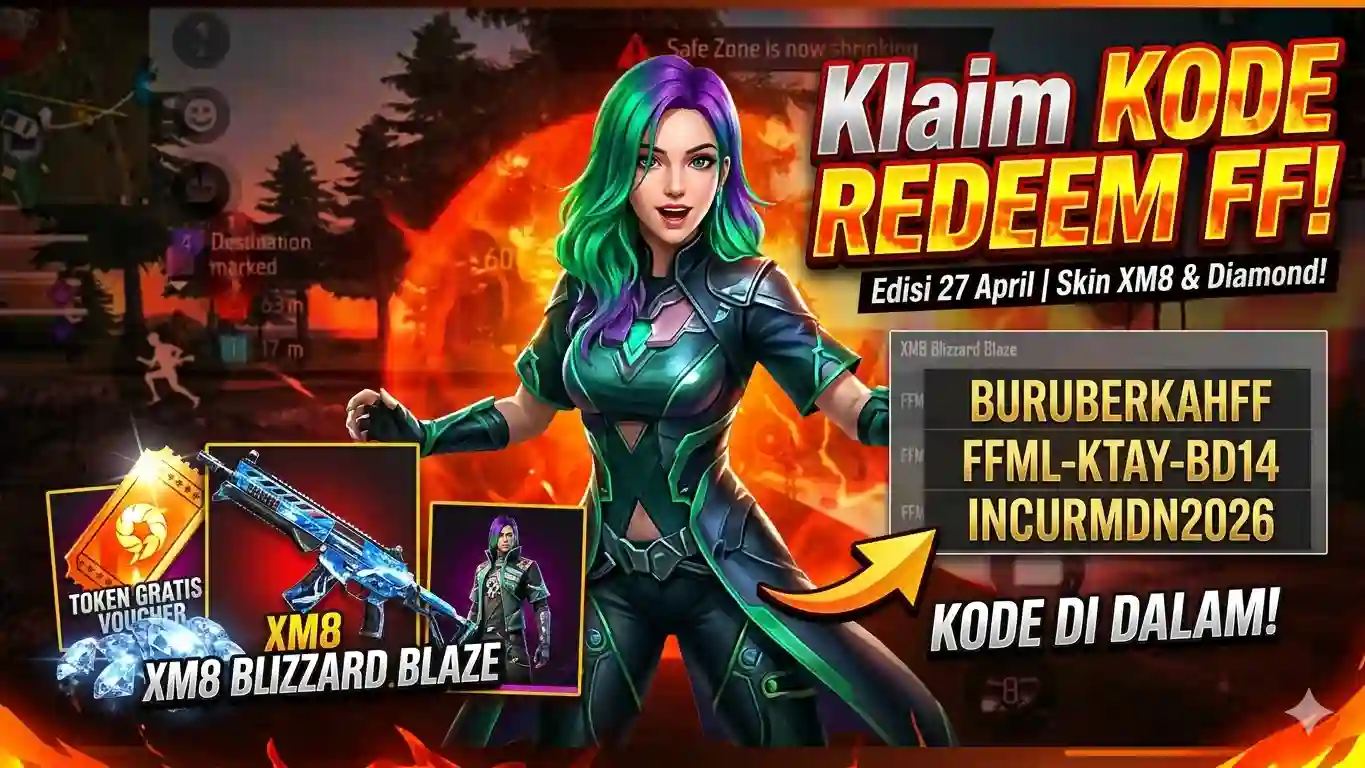 Kode Redeem FF Terbaru 27 April 2026