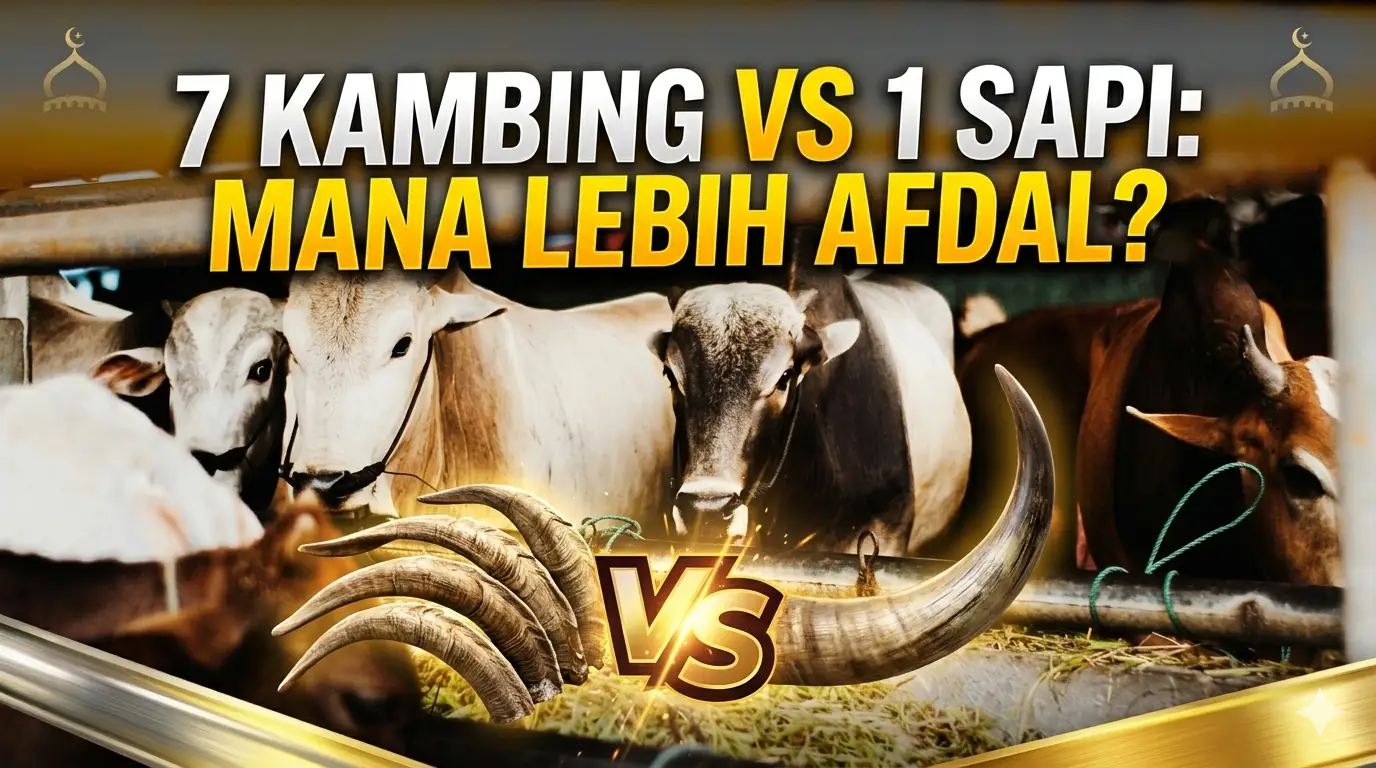 7 Kambing atau 1 Sapi untuk Patungan? Mana yang Lebih Afdal bagi Anda?