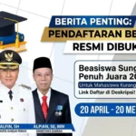 Beasiswa "Sungai Penuh Juara" 2026 Resmi Dibuka, Ini Link Pendaftarannya