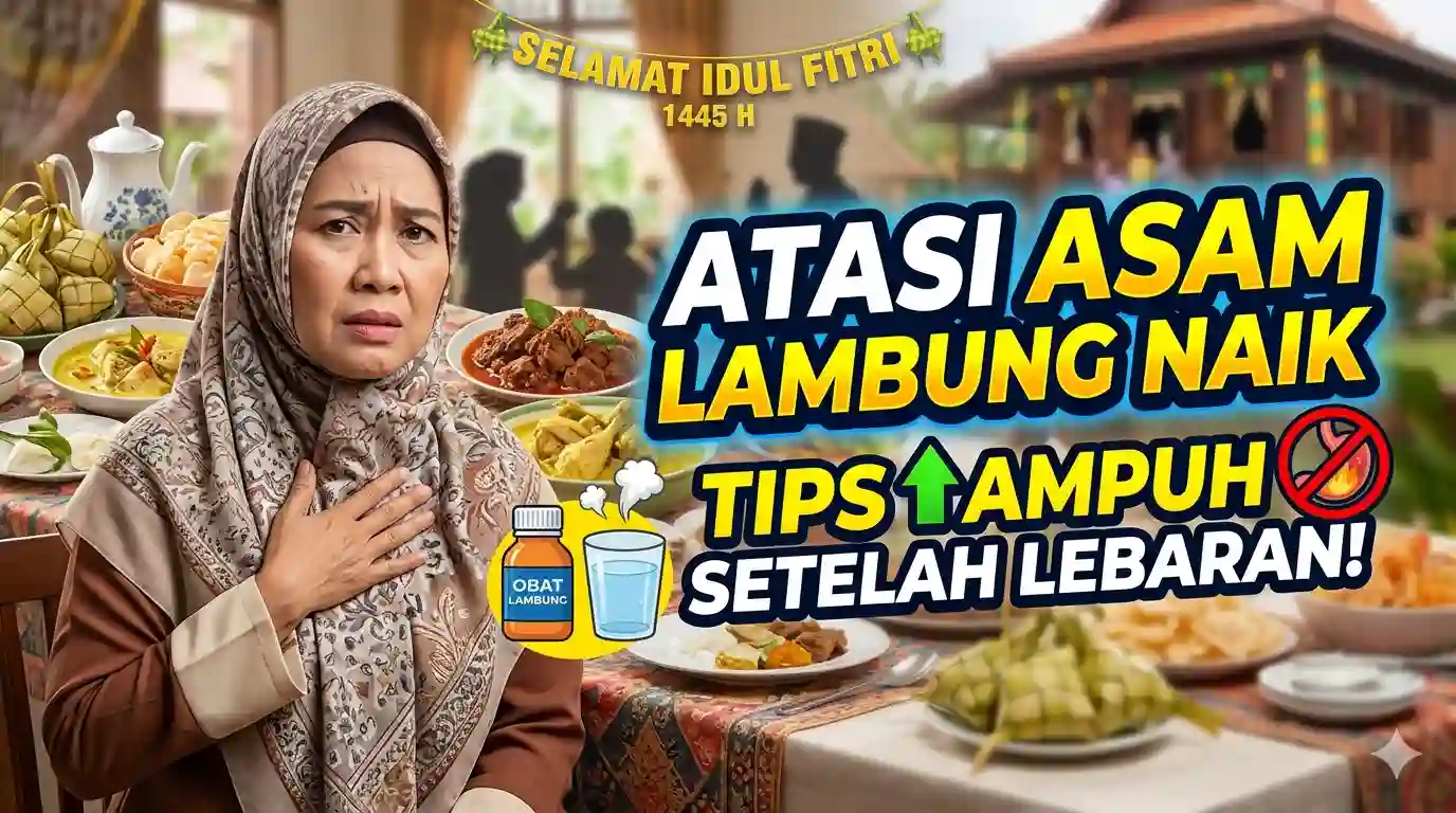 Tips Ampuh Atasi Asam Lambung Naik Setelah Lebaran