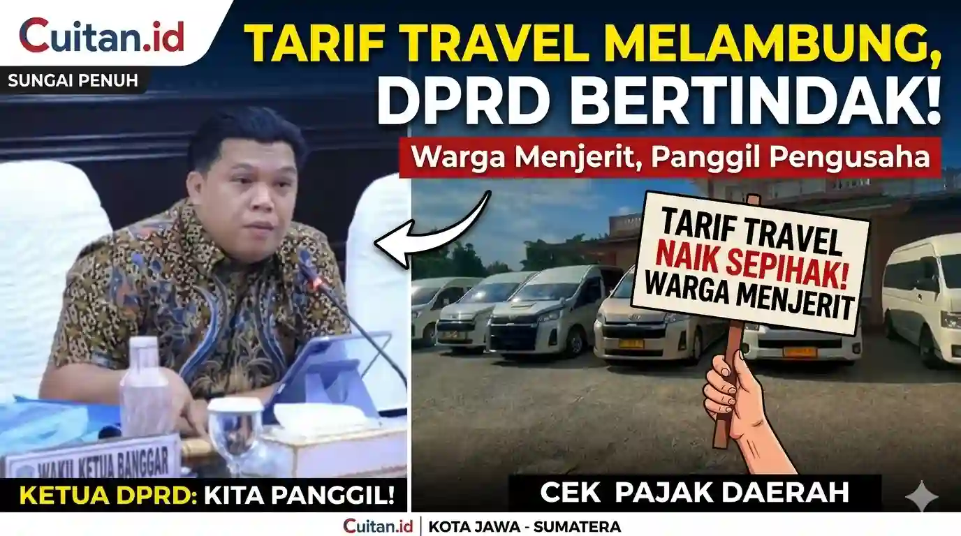 DPRD Sungai Penuh Soroti Kenaikan Sepihak Tarif Travel