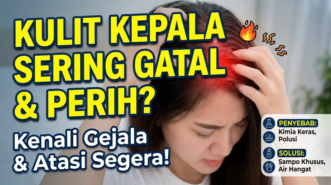 Cara Mengatasi Kulit Kepala Sensitif agar Rambut Tetap Sehat