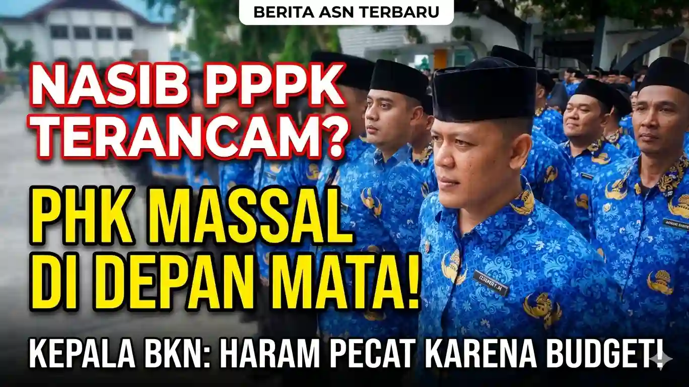 Nasib PPPK Terancam? Kepala BKN: Haram Pecat Pegawai Karena Alasan Tak Ada Duit