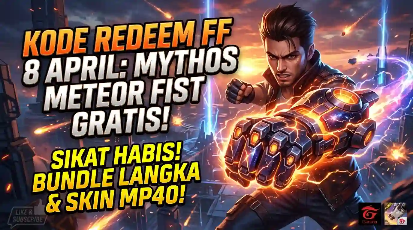 Kode Redeem FF 8 April 2026
