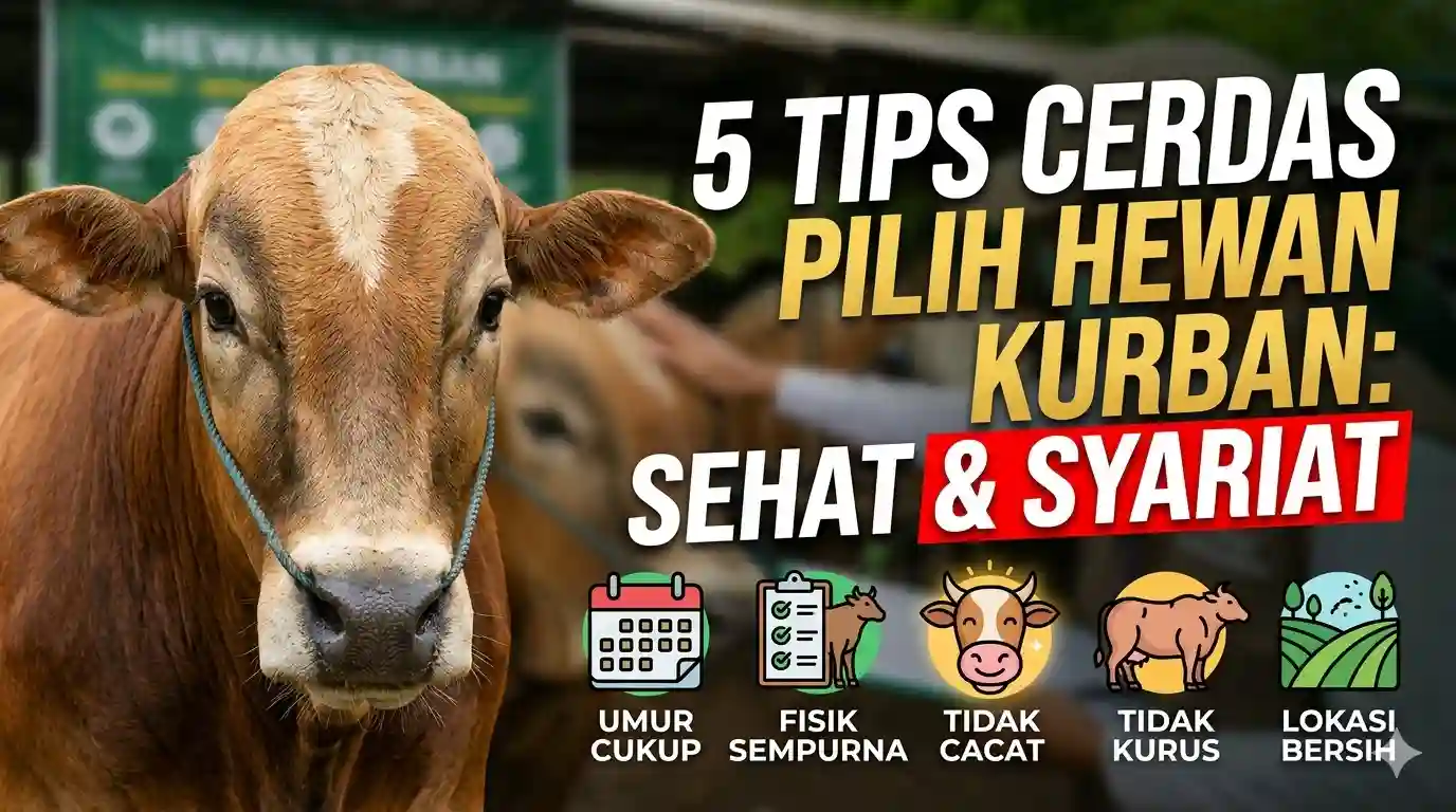 Mau Kurban? Simak 5 Tips Cerdas Pilih Hewan Sehat Sesuai Syariat
