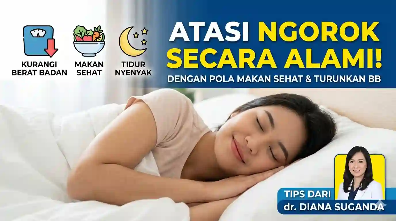 Rahasia Mengurangi Ngorok Lewat Meja Makan