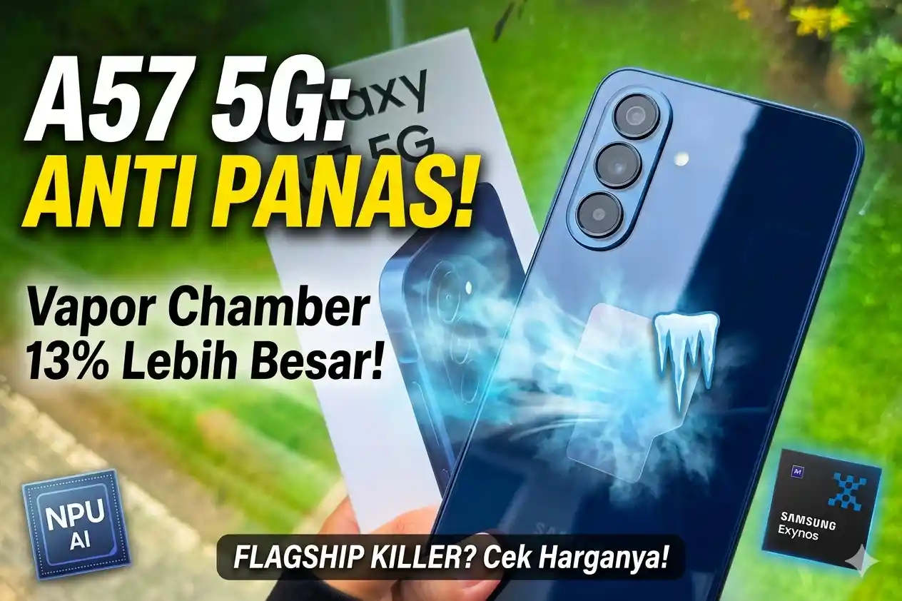 Main Game Tanpa Henti! Ini 5 Alasan Samsung Galaxy A57 5G Jadi Incaran Gamer