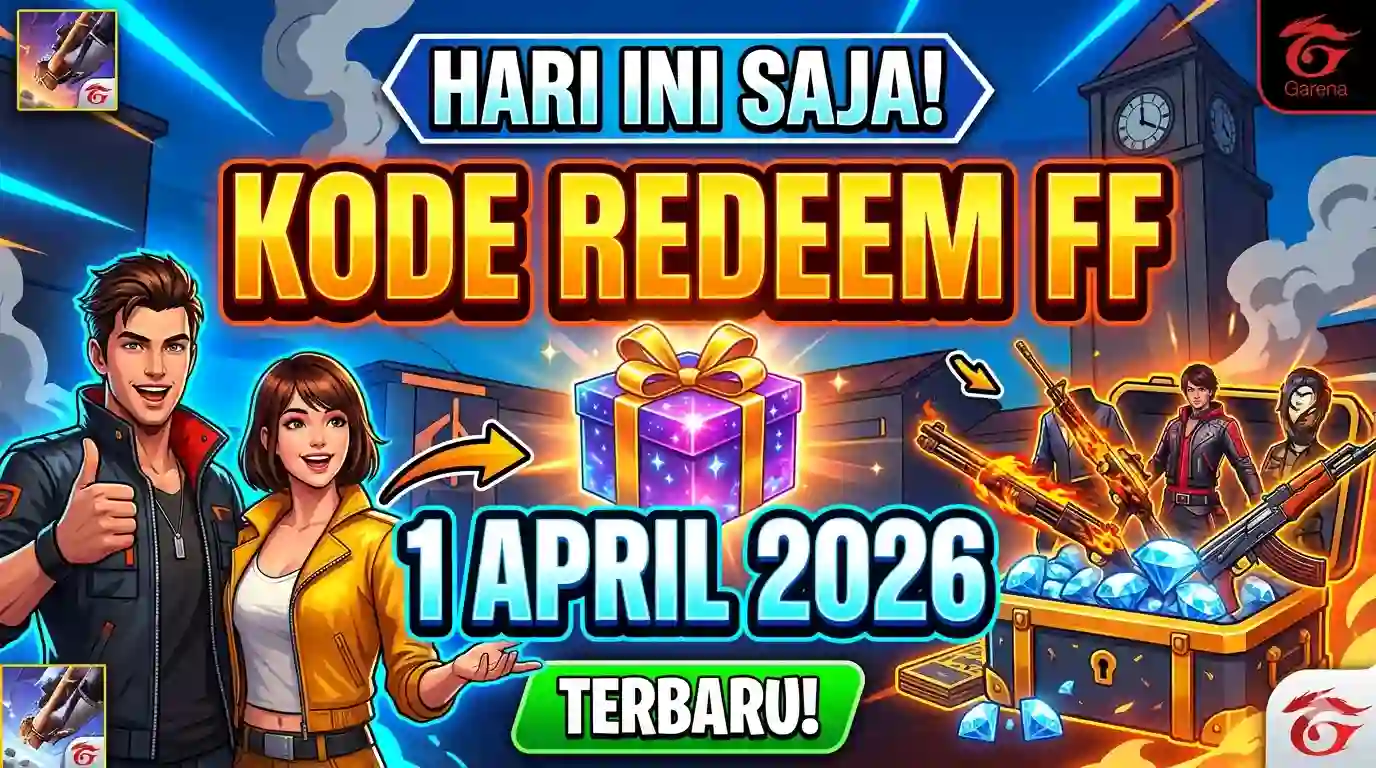 Update Kode Redeem FF 1 April 2026 Hari Ini, Klaim Skin & Diamond Gratis