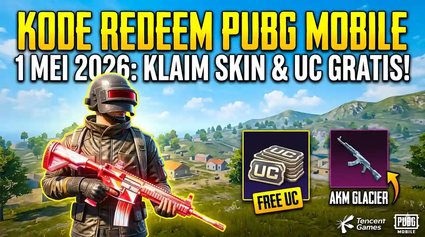 Kode Redeem PUBG Mobile 1 Mei 2026
