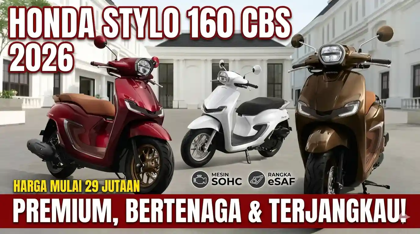 Honda Stylo 160 CBS 2026: Tampil Berkelas dengan Performa Mesin Juara