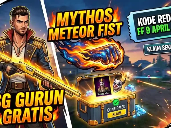 Klaim Skin SG Gurun! 26 Kode Redeem FF Terbaru 9 April 2026