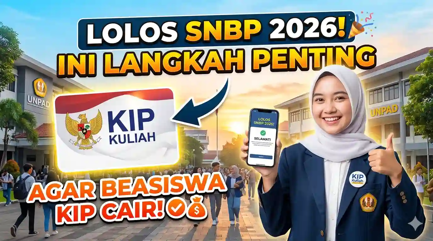 Lolos SNBP 2026? Ini Langkah Penting Agar KIP Kuliah Cair